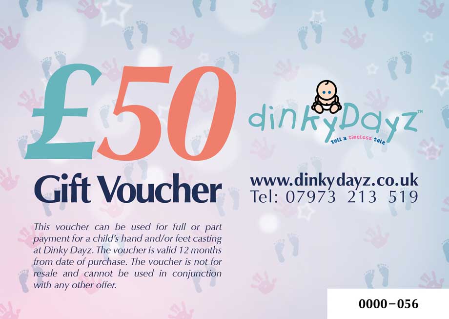 Gift voucher design for Dinky Dayz small business