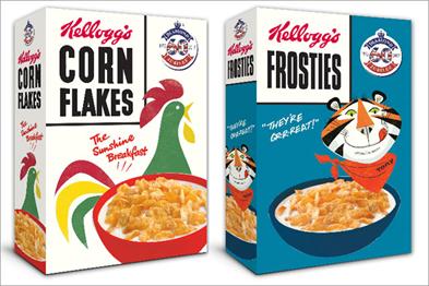 1950s cereal boxes