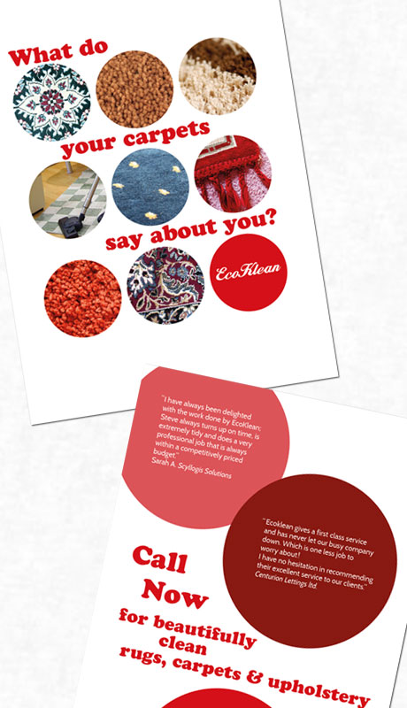promotional leaflet copywriting and design by Sean Burke / Sunflower